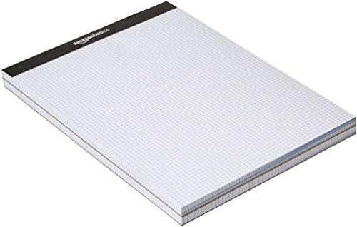 1 AmazonBasics+Paper+Pad+Quad+Ruled+2+Pack