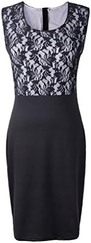 TENGYI YiTeng Women's Sleeveless Lace Medi Cocktail Party Dress