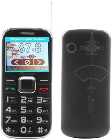 GUSUN F10 2.0 inch Elders Mobile Phone Big Loudspeaker FM Telescopic Antenna Flashlight & Camera Dual SIM GSM Network