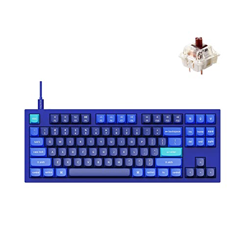 Keychron Q3 QMK/VIA Wired Custom Mechanical Keyboard, Full Aluminum