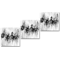 3 Piece Canvas Wall Art Abstract Color Canvas Prints Home Artwork Decoration for Living Room,Bedroom - 12