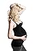 BLANQI Maternity Underbust Tank, Moderate Compression, Maximum Supportk (Small, Deepest Black)