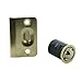 Elba Product Closet Door Ball Catch Drive-in with Catch (Strike Plate), Door Hardware in Brass Finish, Durable Simple Installation (1 Pack)