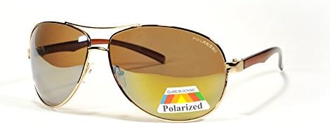 One Stop Discount Shop - Aviator Style Polarized Revo Lens Gradiant Mirrrored Fantasy Celebrity Classic Vintage Sunglasses