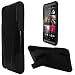 Htc Desire 816 Case, Premium Durable Hard&Soft Rugged Shell Hybrid Protective Phone Case Cover with Built in Kickstand【Storm Buy】 (Black)