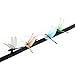 Docooler 5pcs 8cm 3D Artificial Dragonflies Luminous Fridge Magnet for Home Christmas Wedding Decoration, Colors Randomly Send