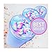 Satisfaction1 Blue Slime Birthday Fluffy Putty,Charms Cotton Candy Cake Scented Non-Sticky ,DIY Stuff Stress Relief Toys 5oz for Girls and Boys Gift(4pcs Squishy Toys Include）