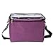 PettaAiu BENGDA Knitting Bag,Yarn Tote Organizer with Inner Divider for Crochet Hooks, Knitting Needles(up to 14¡±),Project and Supplies,Easy to Carry,High Capacity (Purple)