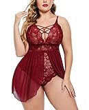 Avidlove Babydoll Nightgown For Women Plus Size