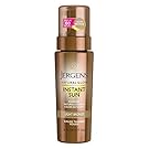 Jergens Natural Glow Instant Sun Sunless Tanning Mousse for Body, Light Bronze, 6 Ounces