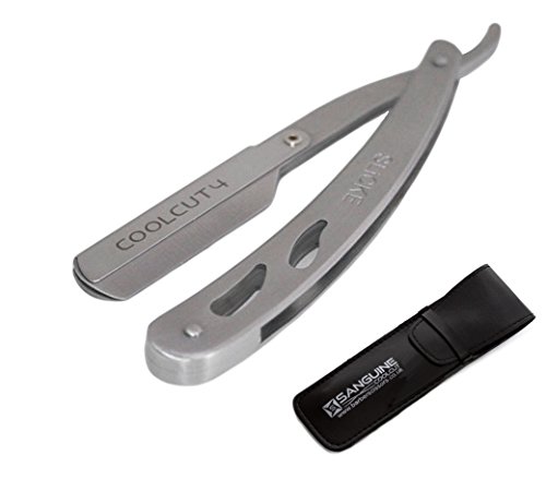 SanguineÂ® Solid Steel Shaving Razors, Straight Shaving Razor, Cut Throat Shaving Razor