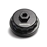 GOHAWKTEQ Toyota & Lexus Oil Filter Wrench for 2.5L to 5.7L Engines - Perfect for Camry, RAV4, Highlander, Sienna, Tundra and More - Fits MX2320 64mm Cartridge Style Oil Filter Housings G003OW