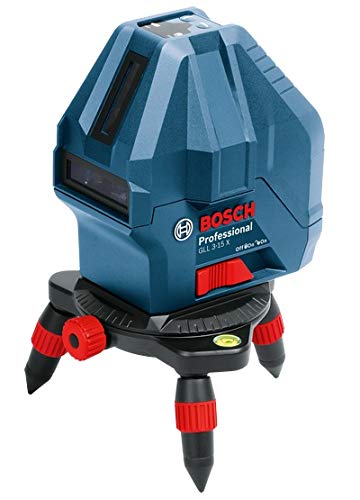 Bosch GLL 3-15X Professional 3-Line Laser (Blue, 7-Pieces)