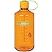 Nalgene Tritan Narrow Mouth BPA-Free Water Bottle, Clementine, 32 oz