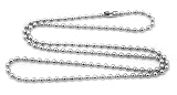 Medium 3mm Sterling Ball Chain Necklace