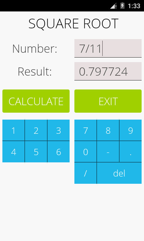 平方根の計算 Amazon Co Jp Appstore For Android