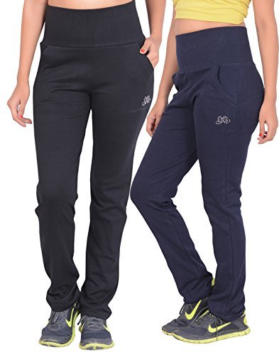 sweekash women's track pants (combo pack of 2)