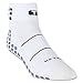 TRUSOX Ankle Length Thin Large No Slip Socks For Running, Tennis, Basketball, Lacrosse, Football, Baseball, Soccer, Volleyball Or Rugby, 1 Pair, White, Shoes Size Men 10 and up, Women 10.5 and up