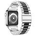 EPULY Compatible with Apple Watch Band 42mm 44mm 38mm 40mm with Case,Business Stainless Steel Metal Wristband for iWatch Series 5/4/3/2/1