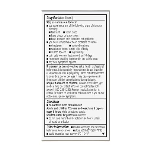 GOODSENSE DUAL ACTION ACETAMINOPHEN AND IBUPROFEN (NSAID) TABLETS, 250 MG/125 MG, BACK PAIN, 72 COUNT