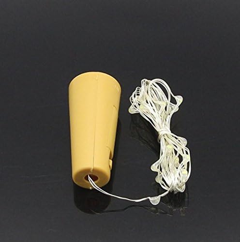 2m 20 led Copper Wire String Light mini fairy night light bedroom lamp Wine Bottle Cork Lights for Wedding Party Decoration ?technicolor?