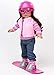 8 Piece Snowboard Set for Dolls | Snowboard, Boots, Helmet, Goggles, Outfit and Shoes for 18 in Dolls