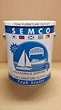 New Semco Teak Wood Honey Tone Finish Sealant Protector Sealer (1 Gallon - Approx Coverage 200SqFt)-Packaged & Shipped by FurnitureOutlet