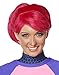 Spirit Halloween Fortnite Brite Bomber Wig for Adults | Officially Licensed Pink