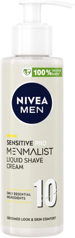 NIVEA MEN Sensitive Pro Menmalist Liquid Shave 200ml Shaving Foam