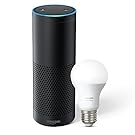 Echo Plus with built-in Hub – Black + Philips Hue Bulb included