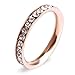 Will Queen 4mm Women Tungsten Wedding Bands, Engagement Rings for Her A Circle of Sparkly Diamonds