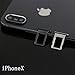 Afeax SIM Card Tray Holder Replacement for iPhone X 5.8 inch Space Grey Black