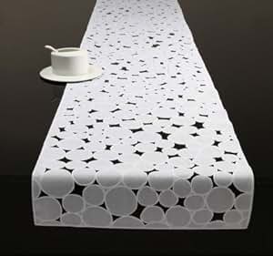 Amazon.com: Chilewich Pressed Dots Vinyl Table Runner ...