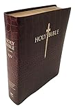 KJV Sword Study Bible Giant Print Walnut Alligator Bonded Leather