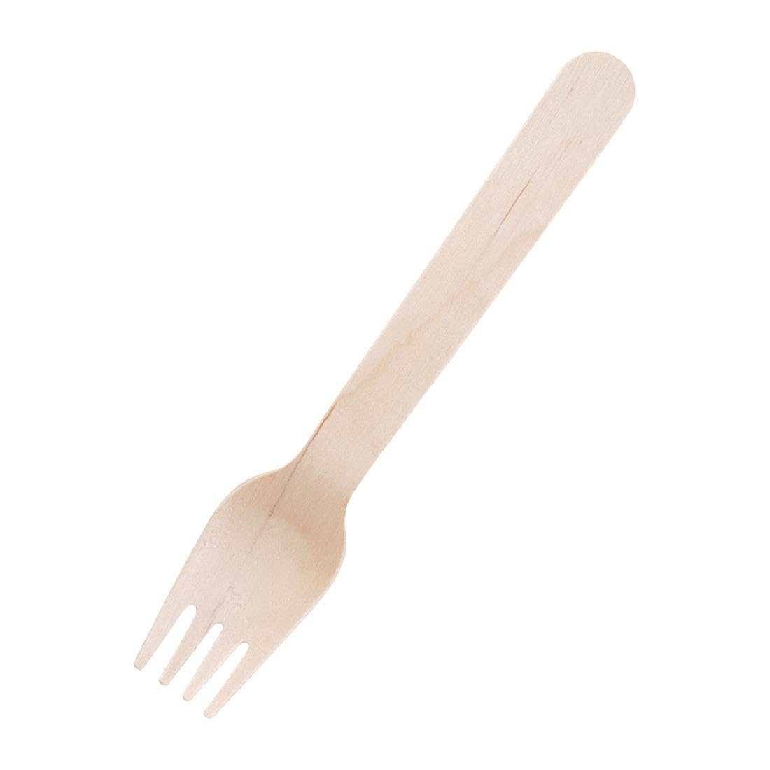 Fiesta Green Wooden Fork (Pack 100)