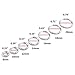 Zysta 2-10pcs Stainless Steel Silver Small Round Tube Endless Hoop Earrings, Hypoallergenic for Cartilage, Nose, Ears, Tragus