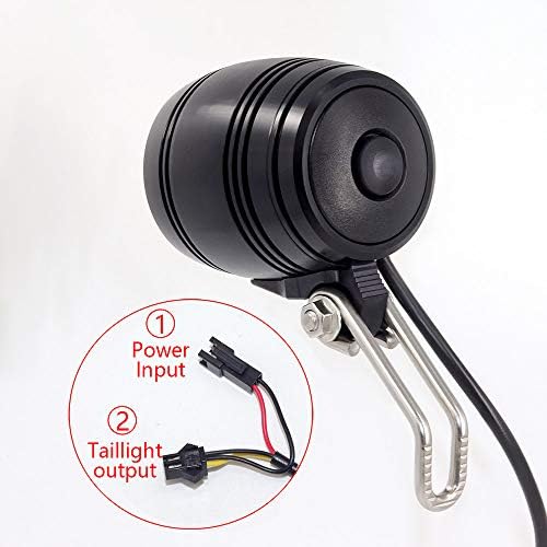 Electric Bike Light Front Light, Bicycle Safety LED Headlight, Ebike