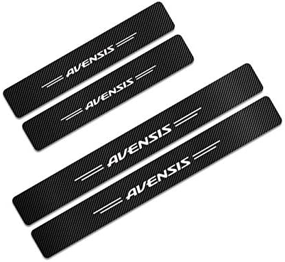 TAABOBO For Toyota Corolla CHR RAV4 Yaris Camry Land Cruiser Avalon Highlander Mirai Avensis Fortuner, Car Door Sill Stickers 4PCS/Set
