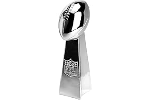 Spire Designs Fantasy Football Trophy - Chrome Replica Championship Trophy - First Place Winner Award for League - 2 Sizes