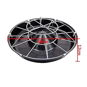 Abbeveratoio Ciotola per Maiale 8/12 Aperture di Alimentazione Seminare Acqua Cibo Ciotola Azienda Agricola Alimentatore…