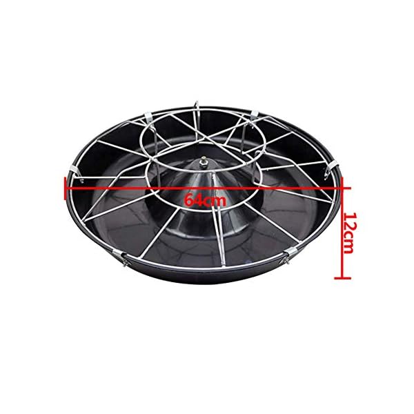 Abbeveratoio Ciotola per Maiale 8/12 Aperture di Alimentazione Seminare Acqua Cibo Ciotola Azienda Agricola Alimentatore…