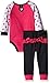 Disney Baby Girls' 2-Piece Minnie Mouse Pant Set with 3d Knee Patches, Pink, 0/3 Months