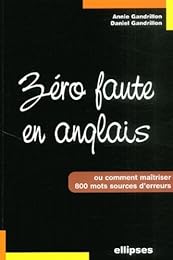 Zéro faute en anglais