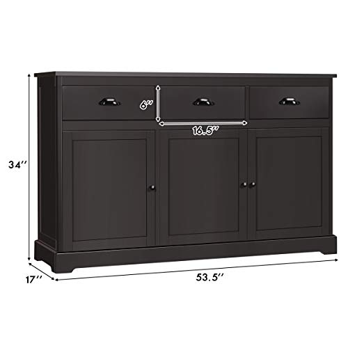 Giantex Sideboard Buffet Server Storage Console Table Home