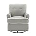 Baby Relax The Tinsley Nursery Swivel Glider Chair, Grey