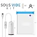 VMSTR Sous Vide Bags Kit (White Electric Pump+30 Food Bags)