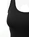DRESSIS Women's Basic Scoop Neck Bodycon Mini Tank Dress S to 3XL (15 Colors)