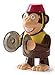 Wind Up Cymbal Monkey Toy - Windup Monkey Marching and Playing Cymbals - Toys for Toddlers Kids Children Boys Girls - Classic Wind-up Surprising Happy Clapping Monkey 4