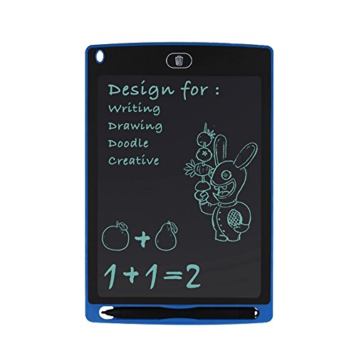 FENGRUI LCD Writing Tablet 8.5-Inch Drawing Board Gift for Kids Paperless Notepad Message Whiteboard Memo for Any Ages (Blue)