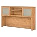 Bush Furniture Somerset 60W Hutch for L Shaped Desk in Maple Cross